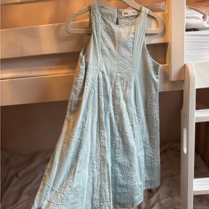 Elegant Zara embroidered Blue Kids Dress